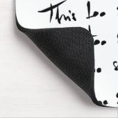 Ook dat gaat voorbij! Inspirerend prijsopgave Muismat (Hoek)