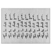 Ook dat gaat voorbij! Inspirerend prijsopgave Snijplank (Voorkant)