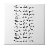 Ook dat gaat voorbij! Inspirerend prijsopgave Tegeltje (Voorkant)