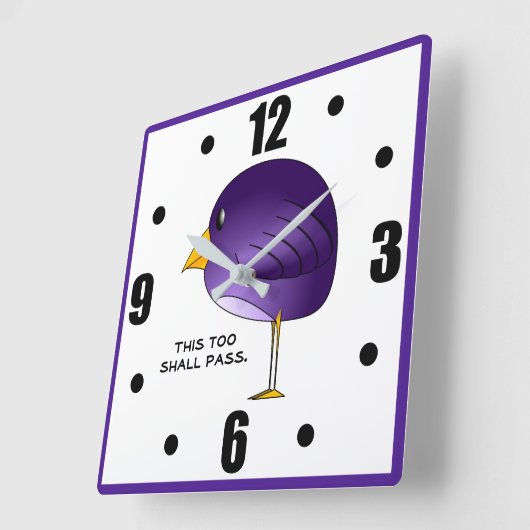 Ook dat zal gebeuren. vierkante klok (Hoek)