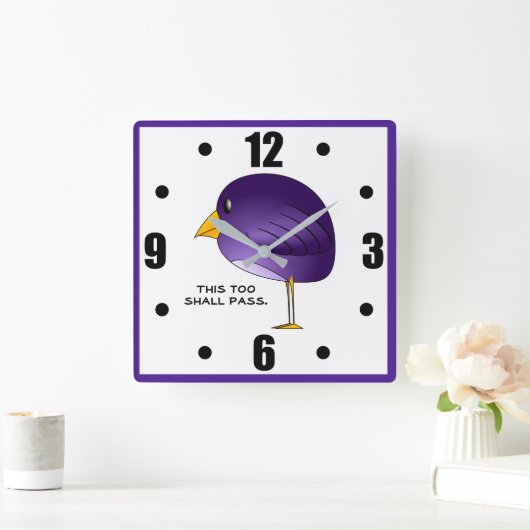 Ook dat zal gebeuren. vierkante klok (Huis)