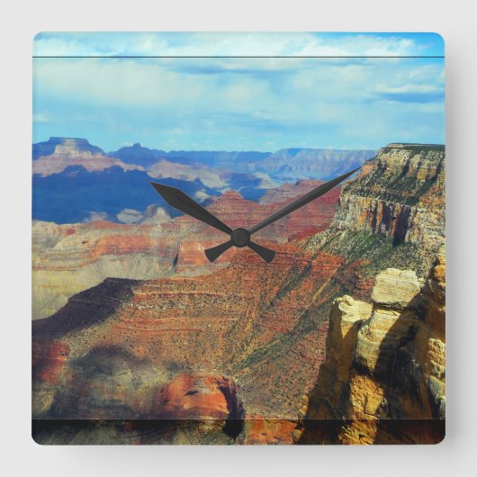 Ook de Grand Canyon Vierkante Klok (Voorkant)
