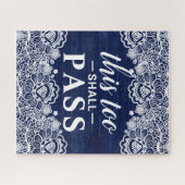 Ook dit geeft Inspirerend citaat Blauw wit door Legpuzzel (Horizontaal)