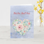 Ook dit moet Waterverf-cactus doorgeven Kaart (Gele Bloem)