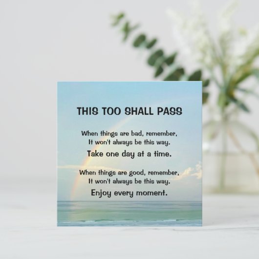 Ook dit Wenskaart gaat over (Staand voorkant)