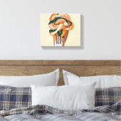 Ook dit zal canvas afdruk (Insitu (Slaapkamer))