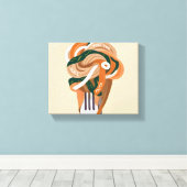 Ook dit zal canvas afdruk (Insitu (Houten vloer))