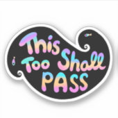 Ook dit zal de golf overgaan sticker (Voorkant)