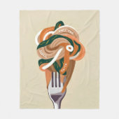 Ook dit zal fleece deken (Voorkant)