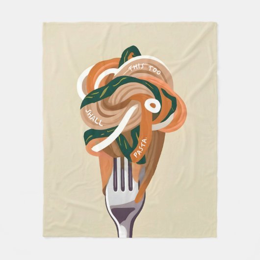 Ook dit zal fleece deken (Voorkant)