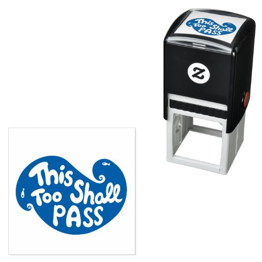 Ook dit zal handlettering typografie passeren zelfinktende stempel (In situ)