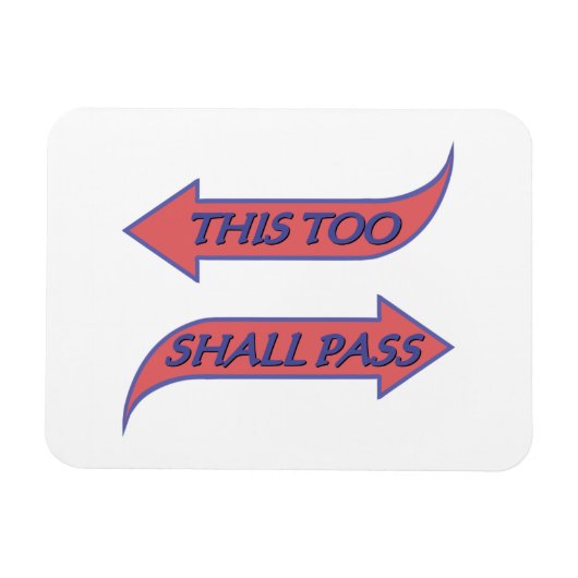 Ook dit zal het Gezegde van de herstelslogan doorg Magneet (Horizontaal)