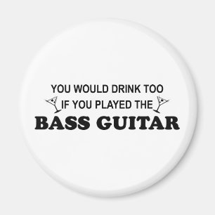 Ook Drink - Bass Guitar Magneet