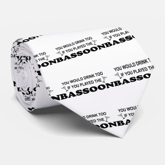 Ook Drink - Bassoon Stropdas (Opgerold)