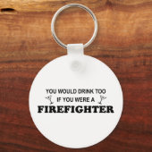 Ook Drink - brandweerman Sleutelhanger (Voorkant)