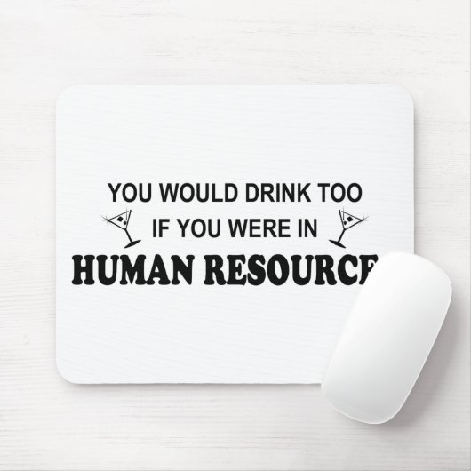 Ook Drink - Personeel Muismat (Met muis)