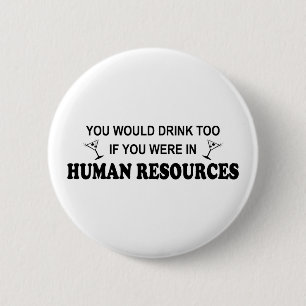 Ook Drink - Personeel Ronde Button 5,7 Cm