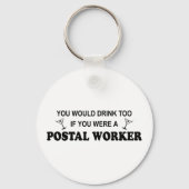 Ook Drink - Postal Worker Sleutelhanger (Voorkant)