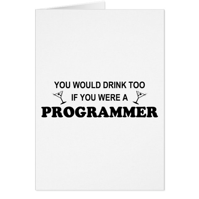 Ook Drink - Programmer (Voorkant)