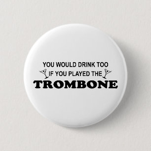 Ook Drink - Trombone Ronde Button 5,7 Cm
