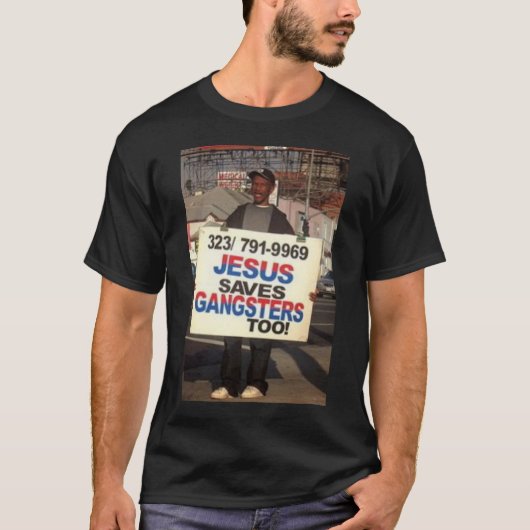 ook gangsters van jesusspaarders - Gepersonaliseer T-shirt (Voorkant)