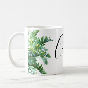 ook gepersonaliseerde naam monogrammen koffiemok