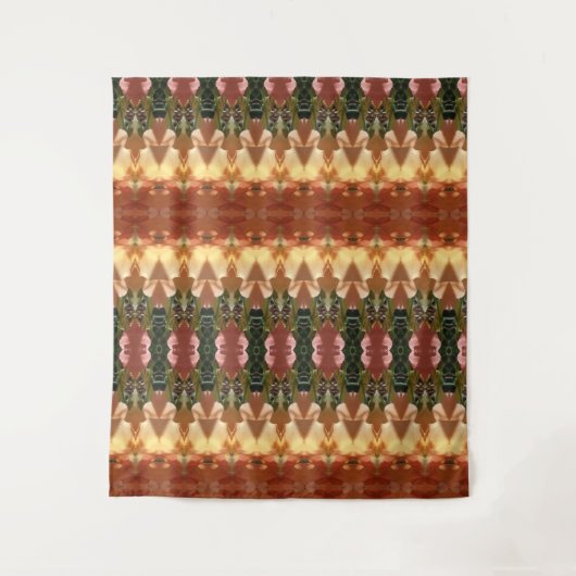 Ook groene en oranje kat wandkleed (Voorkant)