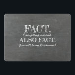 Ook het feit dat je mijn bruidsmeisje zal zijn kaart<br><div class="desc">Funny proposal card</div>