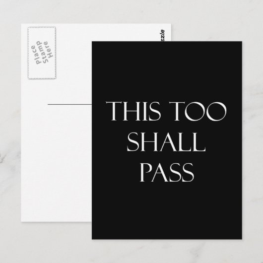 Ook in dit geval wordt een Inspirerend prijsopgave Briefkaart (Voorkant / Achterkant)