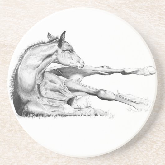 Ook jeuk zandsteen onderzetter (Voorkant)