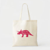 Ook meisjes als Dinos - Canvas tas (Voorkant)