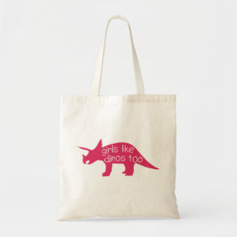 Ook meisjes als Dinos - Canvas tas