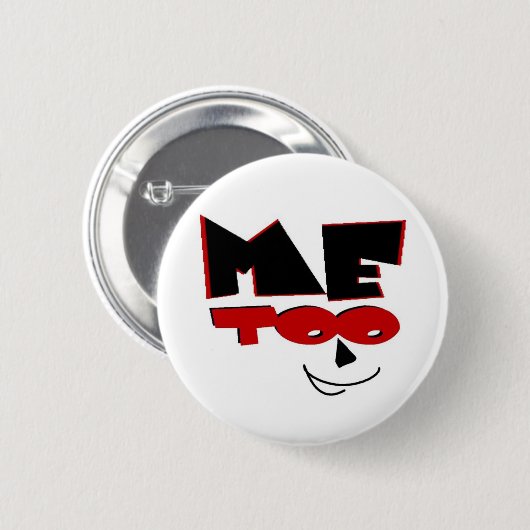 ook mij ronde button 5,7 cm (Voorkant /achterkant)