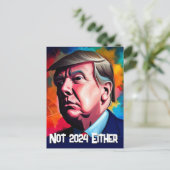 Ook niet 2024 Trump Briefkaart (Staand voorkant)