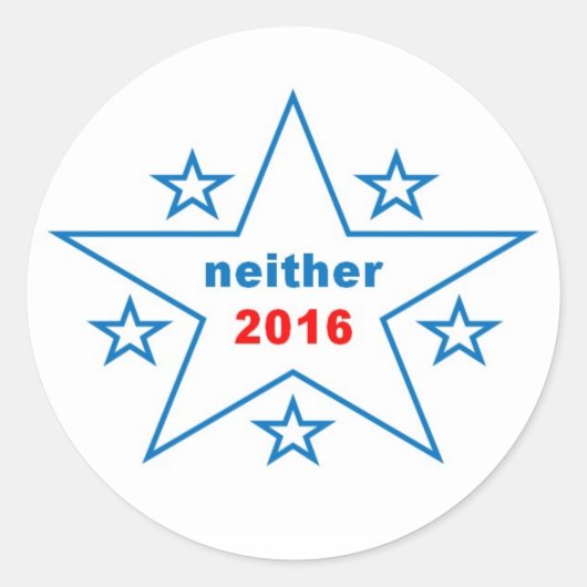 Ook niet in 2016 Sticker (Voorkant)
