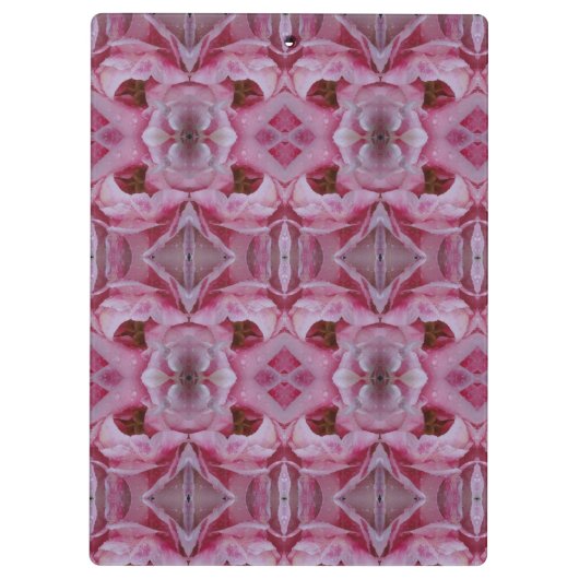 ook roze tulp klembord (Achterkant)