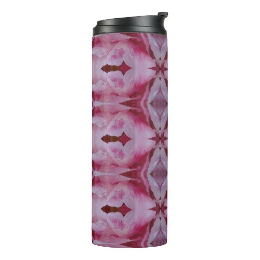 ook roze tulp thermosbeker (Gedraaid links)