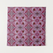 ook roze tulp wandkleed (Voorkant (horizontaal))