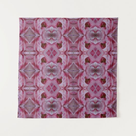 ook roze tulp wandkleed (Voorkant (horizontaal))