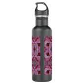 ook roze tulp waterfles  (Achterkant)