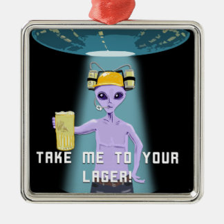 Ook vreemdelingen houden van bier! metalen ornament