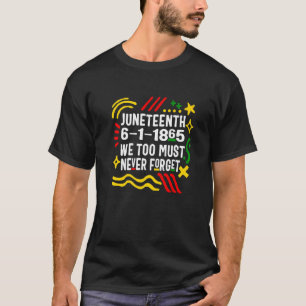 Ook wij mogen Afrika nooit vergeten T-shirt