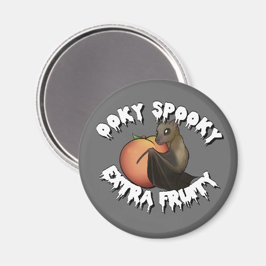 Ooky Spooky Bat Magneet (Voorkant / Achterkant)