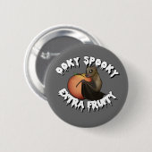 Ooky Spooky Bat Ronde Button 5,7 Cm (Voorkant /achterkant)