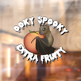 Ooky Spooky Vleermuis Raamsticker