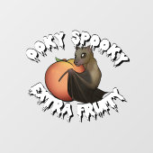 Ooky Spooky Vleermuis Raamsticker (Vel)