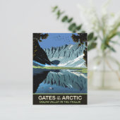 Oolah Vallei in de Itkillik, Poorten van het Noord Briefkaart (Staand voorkant)