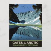 Oolah Vallei in de Itkillik, Poorten van het Noord Briefkaart (Voorkant)