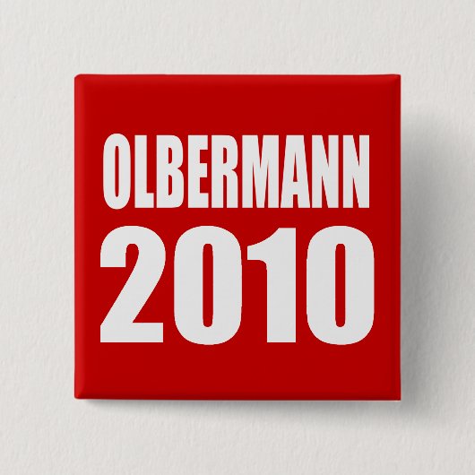 OOLBERMANN-verkiezingsgestel Vierkante Button 5,1 Cm (Voorkant)