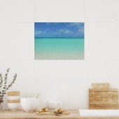 OOLS EN KIKKERSSEASCAPE/ZEE SAND EN SKY POSTER (Keuken)